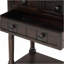 Console étroite, canapé mince avec trois tiroirs de rangement et tablette inférieure pour le salon, assemblage facile (espresso)-1536736569