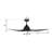 52" Smart Ceiling Fan with Remote, LED Light kit, DC Motor, Downrod Included