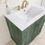Meuble-lavabo simple 30 po avec comptoir en céramique