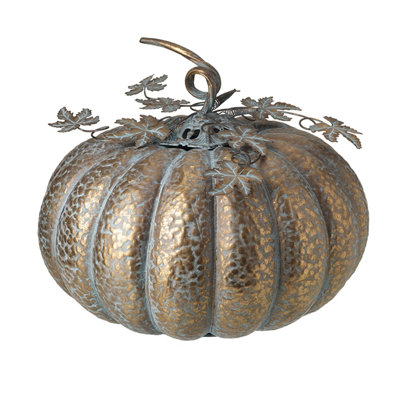Metal Pumpkin Decoration