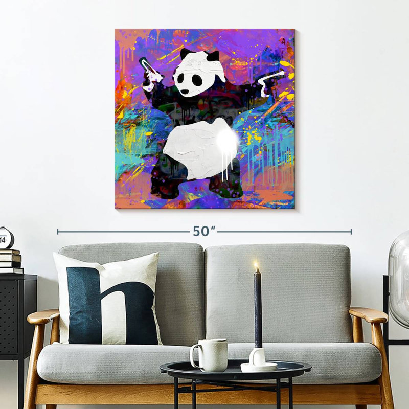 Brampt Pandamonium, 30" H x 30" W