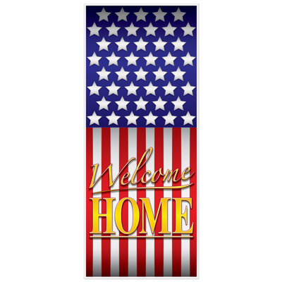 Décoration murale housse de porte welcome home