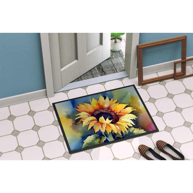 Paillasson tournesols 18 x 27, L 24 po x L 36 po