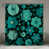 Light Green/Black Floral