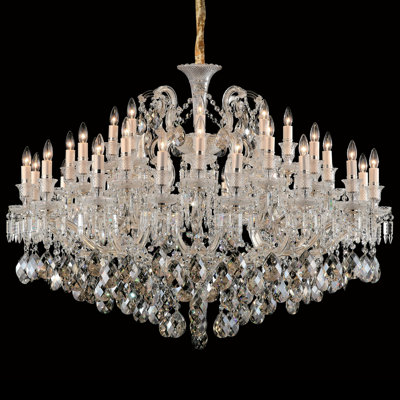 Lustre en cristal 37 lumières Chambord