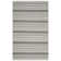Tapis gris en laine / coton tissé à la main Liara