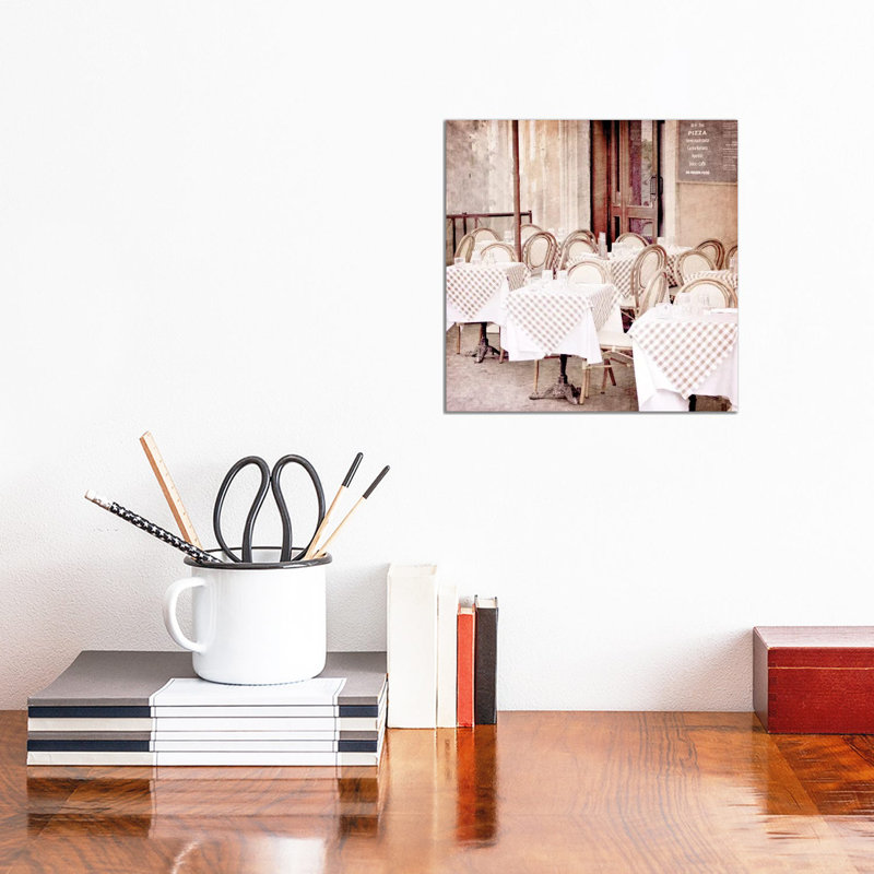 Paris Bistro I by Kimberly Allen - Wrapped Canvas Print, 30.48cm H x 30.48cm W x 1.905cm D