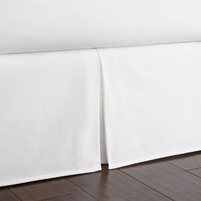 Alia Bed Skirt, Full, 15", Aloe