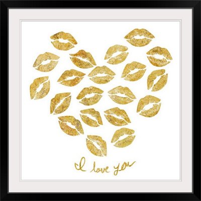 «I Love You Lips» par Pinehurst, reproduction d'art