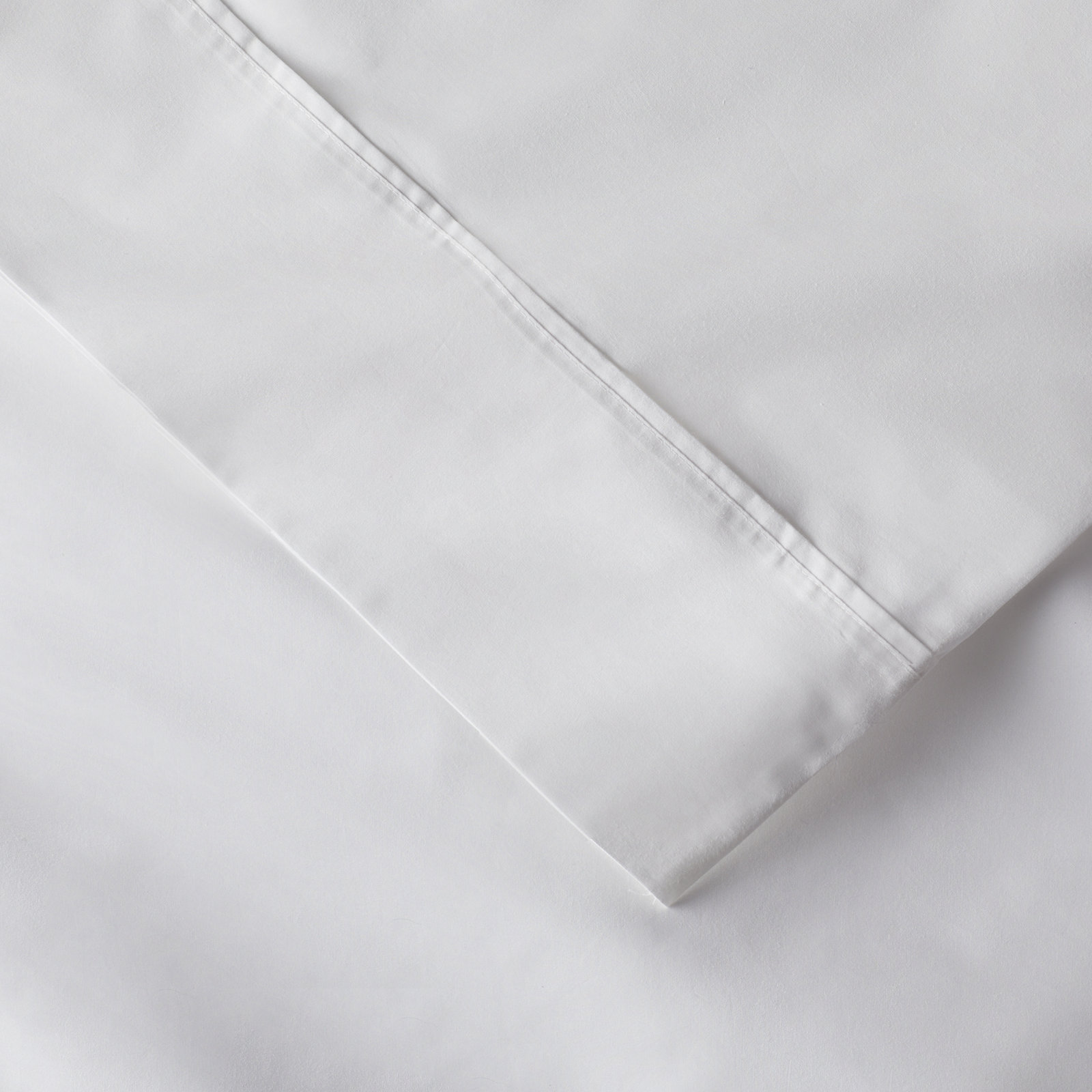 Coyer Classic Cotton Percale Sheet Set, White, Queen Sheet Set + 1 Fitted Sheet + 2 Pillowcases