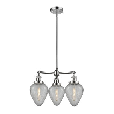 Lustre classique / traditionnel à 3 lumières de style bougie Shauna