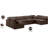 Hinami Velvet U-Shaped Sectional Reversible-94482532