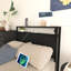 Structure de lit simple, tête de lit avec station de charge, solide et stable, sans bruit, aucun sommier requis, assemblage facile-2029951109-2029951110