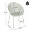 Ensemble de 2 chaises de patio d'extérieur-1748593002