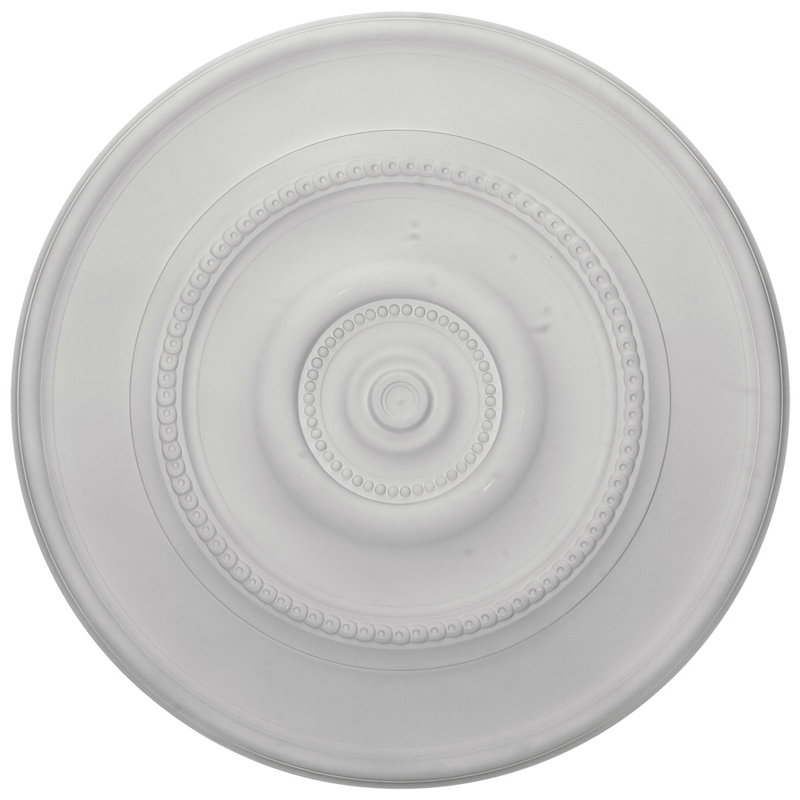 Médaillon de plafond Endurathane Wigan, DO 29 3/4 po x P 1 1/2 po, finition de rêve minuit peinte à la main