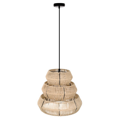 Luminaire suspendu géométrique 20 po Alana Bohemian