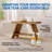 EcoDecors' Serenity 36" W, Teak Rectangular, Teak Shower Bench, Small Teak Shower Seat, in Earthy Teak-1702262838