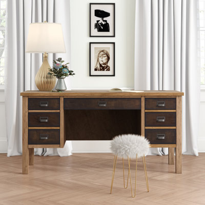 Barnett Solid Wood Writing Desk