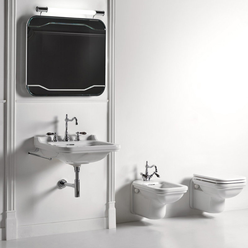 Waldorf 31.5'' L Bathroom Sink, Three Holes