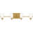 Roseville 4-Light Brushed Gold Bath Light