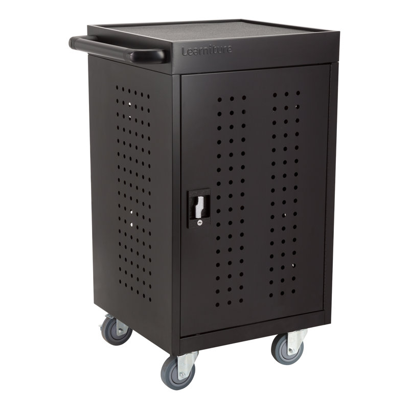 Structure Series 30-Device Lockable Mobile Charging Station for Laptops and Tablets, Noir, Assemblé