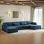 Canapé modulaire en velours côtelé Maelina -107665273-119222694