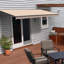 Auvent de terrasse rétractable pour la maison | Auvent de terrasse | Protection contre les rayons UV | Cadre noir manuel | Amélioré 2024-45055549-63869573-109194832