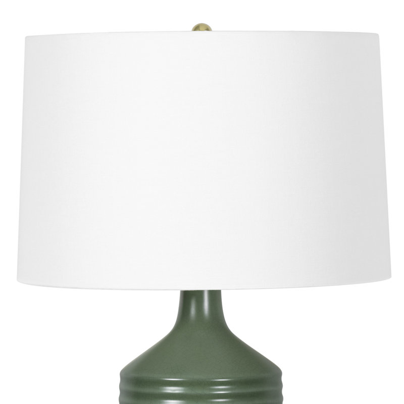Lampe de table en céramique Temperance (olive)