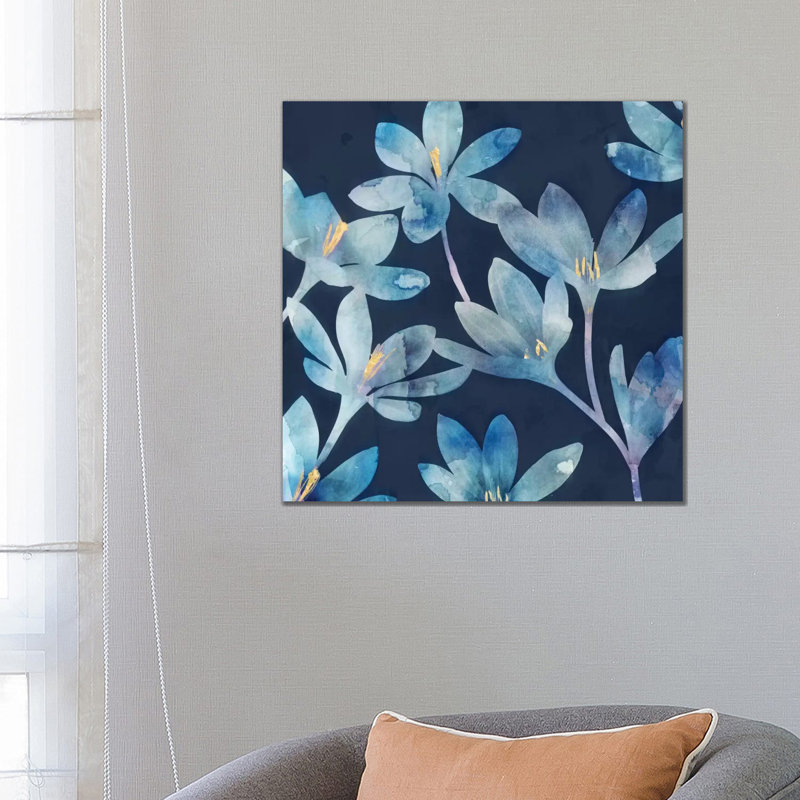 Mystique Blue II by Edward Selkirk - Wrapped Canvas Painting, 66.04 cm H x 66.04 cm W x 1.91 cm D