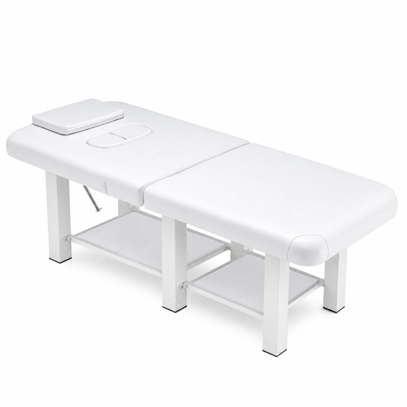 74.8 in. L Folding Table Flip Top, White
