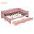 Upholstered Daybed With 2 Storage Drawers-745435111-741380337