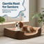 Lit double orthopédique pour animaux toutes saisons en brun-1513008008-1513008009