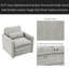 Fauteuil rembourré 31,9 "surdimensionné et confortable-2064913266