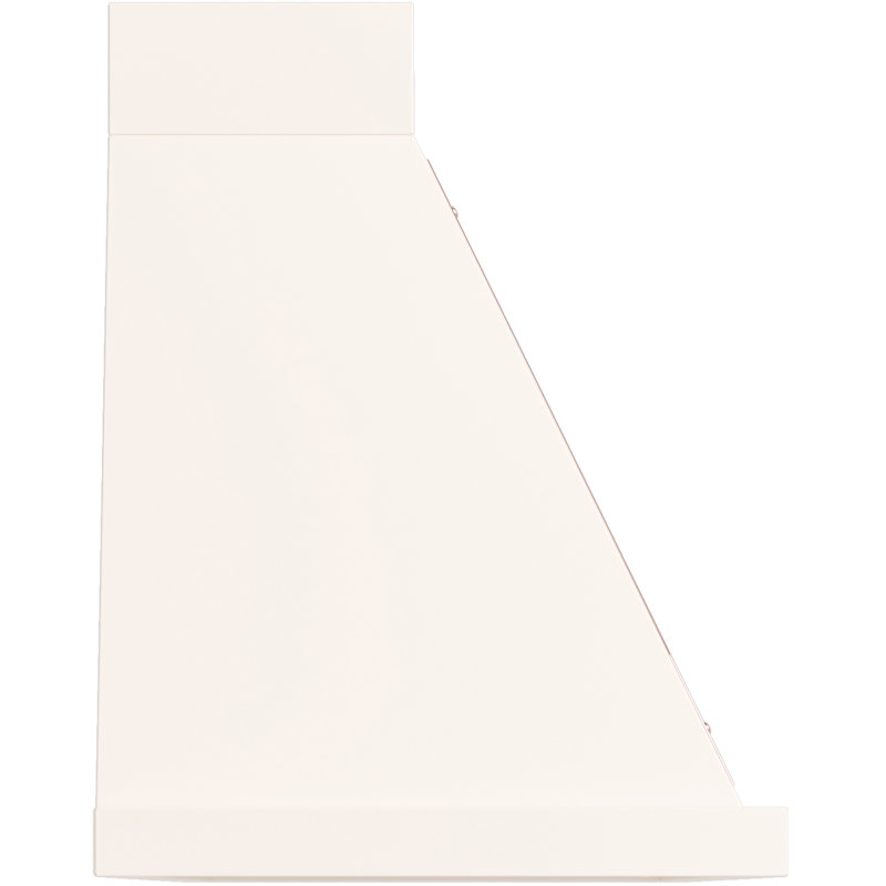 ILVE 60" Nostalgie II Noblesse 600 CFM Ducted Wall Mount Range Hood, Antique White/Copper