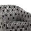 Fauteuil d'appoint gris et noir