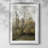 Vintage Landscape CCXL - Matted and Framed Under Acrylic Glass, Large Living Room Wall Art