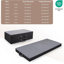 Tri-Fold 6 po matelas en mousse à mémoire de forme, matelas de futon pliable dans une boîte de soutien supplémentaire, matelas escamotable pliable portable avec housse lavable et amovible-2086800802