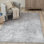 Lavable à la machine en gris clair Ladonya