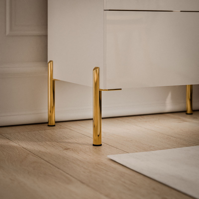 50cm W Manufactured Wood Bedside Table