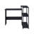 Rectangular Writing Desk With Side Shelf-847540631