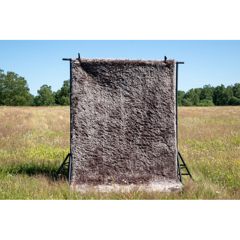 Grace Solid Colour Hand Woven Area Rug, Rectangle 200 x 300cm