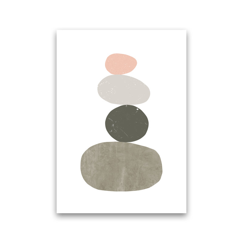 Pebbles I - Print, No Framed, 42cm H x 30cm W x 1cm D