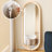 Oval Manufactured Wood Full Length Mirrors