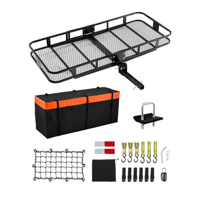 Porte-bagages d'attelage pliable 500 lb pour récepteur de 2 po