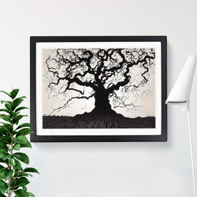 Bewitching Oak Tree - Single Picture Frame Print