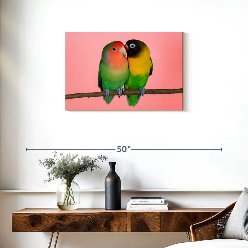 Hardie Smooching Lovebirds, H 20 po x l 30 po