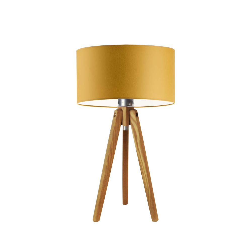 Balinas Solid Wood Tripod Lamp