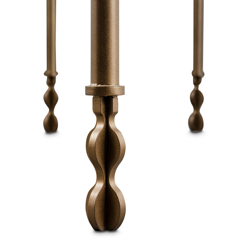 Nguni Console Table, 31.5" H x 48" W x 18" W, Oxidized