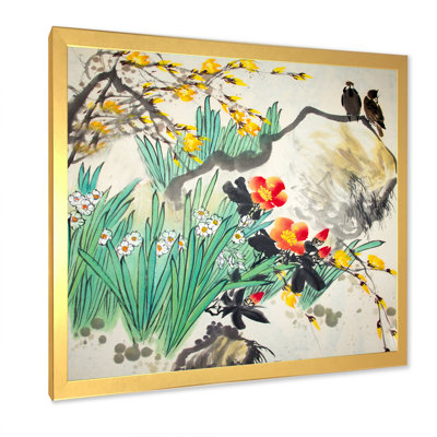 " Chinese Traditional Painting Of Birds "