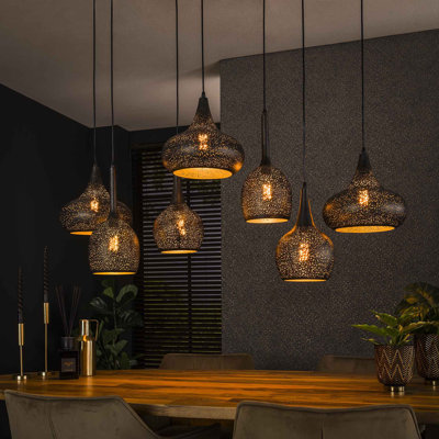 7 - Light Kitchen Island Cone Pendant